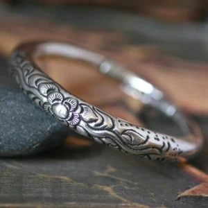 PULSERA BRAZALETE ÉTNICA TRIBAL HMONG MIAO HECHA A MANO / JB205 - Imagen 1 de 2