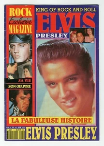ROCK EXCLUSIVE MAGAZINE N°1 ★ KING OF ROCK AND ROLL ELVIS PRESLEY AVEC POSTER ★ - Picture 1 of 2