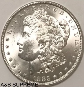 1883 “STUNNING GEM" MORGAN DOLLAR FROM OBW ROLL BU UNCIRCULATED 90% SILVER - Picture 1 of 6