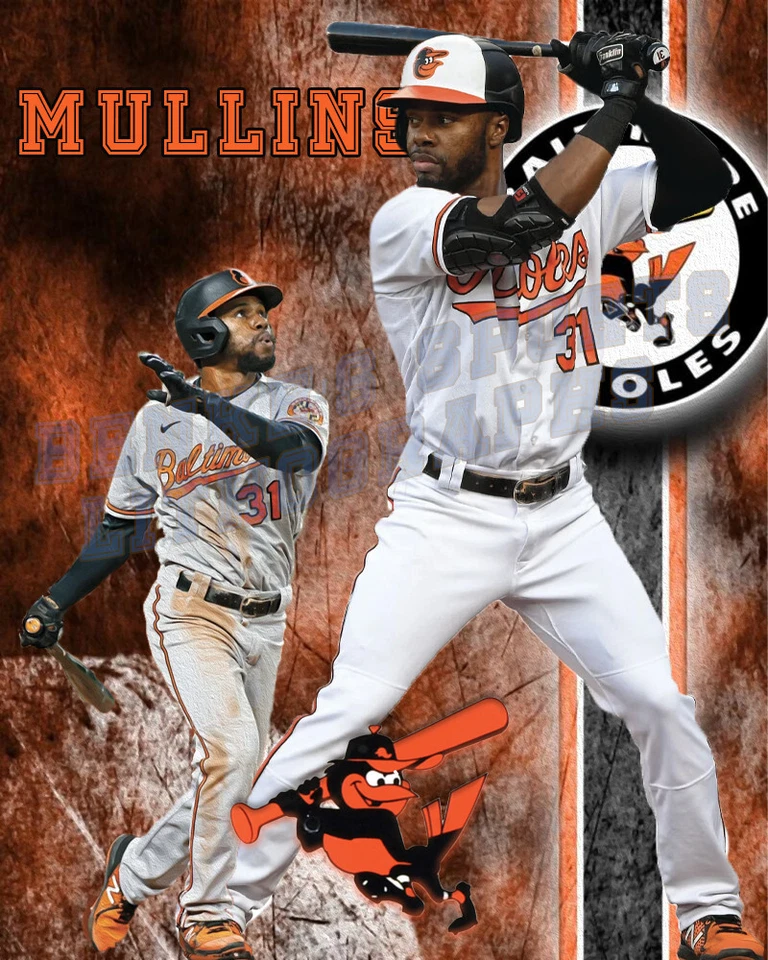 Baltimore Orioles Lithograph print of  Cedric Mullins 2023 - Image 1 of 1