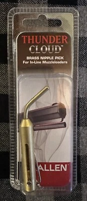 ¡Nuevo! Selección de pezón Allen Thunder Cloud de latón para cargadores de bozal en línea - 87119A Foto 1 de 2