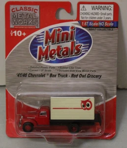 Classic Metal Works Red Owl Grocery ‘41/46 Chevrolet Box Truck New in package - Picture 1 of 2