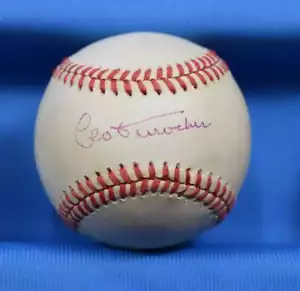 Leo Durocher JSA Coa Autograph National League ONL Hand Signed BasebaLL - Picture 1 of 1
