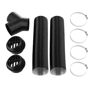 Standheizung Zubehör Durchmesser 75mm Heizrohr Autoluftheizer Ausströmer + Clips - Bild 1 von 12