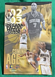 INDIANA PACERS 2002-03 NBA Media Guide - Reggie Miller, Ron Artest - Picture 1 of 10