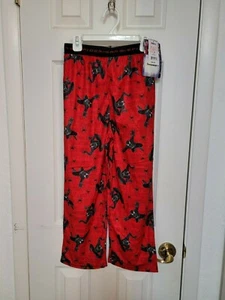 SPIDER-MAN 3 PANTALONES LIGEROS ROJOS POLAR DORMIR/SALÓN NIÑOS TALLA MED NUEVOS CON ETIQUETAS - Imagen 1 de 2