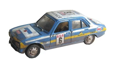 PEUGEOT 504 GL RALLY POLISTIL SCALA 1/26 MODELLINO IN METALLO - Immagine 1 di 4
