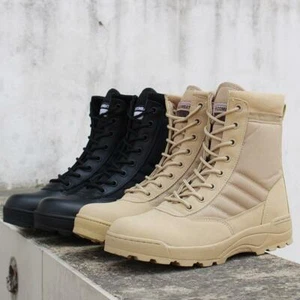 Men Desert Military Tactical Boots - Picture 1 of 5