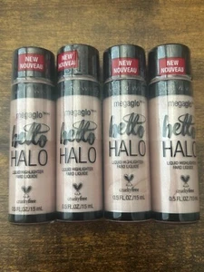 Wet n Wild MegaGlo Hello Halo Liquid Highlighter, Halo Goodbye 304A, 4 Pack - Picture 1 of 2