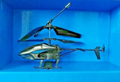 Ghost 2.5 Channel Remote Controlled (RC) Helicopter Black & Blue - Image 1 of 4