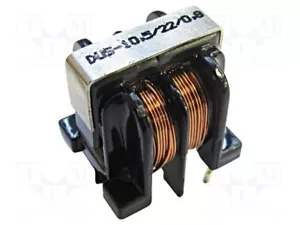Drossel: Draht mit Kompensierung THT 1,1Ω 0,6A 33mH vertikal DUS-10.5/33/0.6 V - Bild 1 von 1