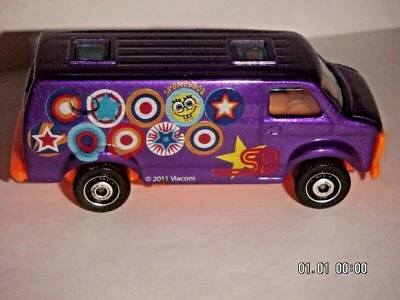 Matchbox  Chevy Van  2006 Die-cast  Spongebob Squarepants  1:74 scale - Image 1 of 4