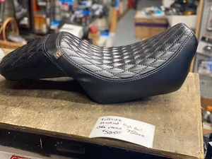 Tuffside Street Rod High Back Seat XG750A Harley Custom Diamond Stich Step up - Photo 1/11