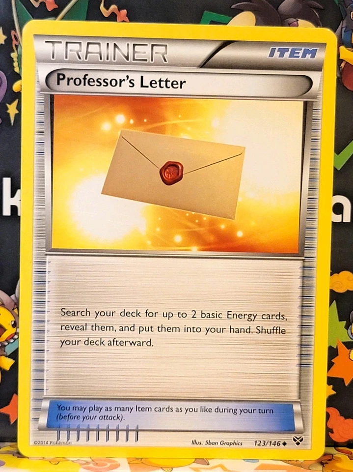 XY Base Set Professor's Letter 123/146 Non-Holo Uncommon Trainer Item LP - Image 1 of 1