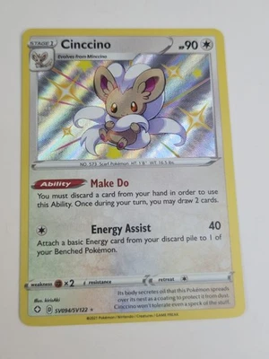 Cinccino SV094/SV122 Shining Fates: Shiny Vault Holo - Image 1 of 4