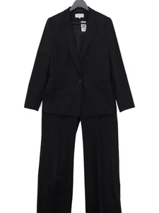 Reiss Damen Zweiteiler Anzug UK 16 Schwarz Wolle - Bild 1 von 8