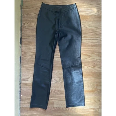 Copper Key Black Genuine Leather Pants – Size 5 - Image 1 of 4