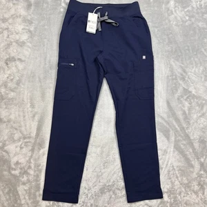 FIGS Women’s YOLA Skinny Scrub Pants XS Petite Navy Blue Technical Collection - Picture 1 of 8