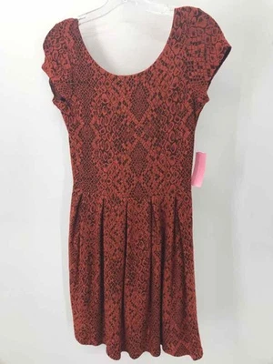 Vestido sin mangas hasta la rodilla talla pequeña naranja aguamarina usado Foto 1 de 3