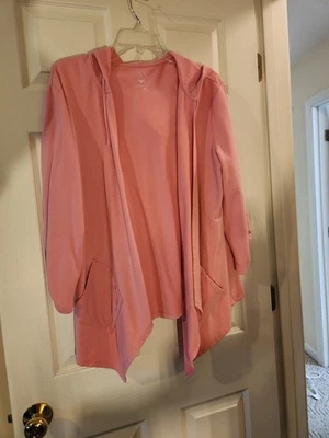 New York & Co. Pink Lightweight Jacket Size XL - Image 1 of 4