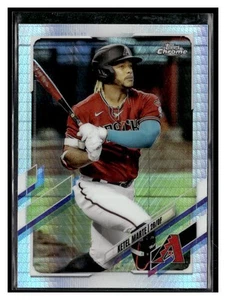 2021 Topps Chrome #116 Ketel Marte Prism Refractor Arizona Diamondbacks - Picture 1 of 2