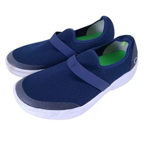 OOFOS Mujer Oomg Azul Bajo Sin Cordones Recuperación Cómodas Tenis Zapatos Talla 9.5 - Imagen 1 de 8