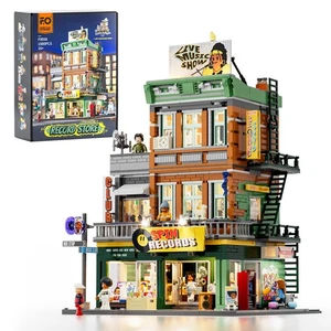 Lumibricks / Funwhole Street Fusion - F9058 Record Store - mit Beleuchtung - Bild 1 von 7