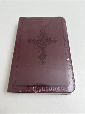 ESV Compact TruTone Bible - Antique Cross (Cranberry) New Sealed - Crossway - Image 1 of 2