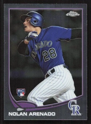 2013 Topps Chrome Update Nolan Arenado RC Rookie #MB-39 Card - Image 1 of 2