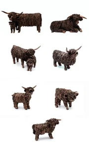 Dekofigur Rind Skulptur Bronze & Kunstharz Highlandrind Figur Bulle Tierfigur - Bild 1 von 38