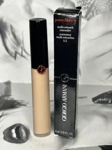 NIB Giorgio Armani 5.5 (Medium) POWER FABRIC + Concealer 6ml .20oz - Picture 1 of 7