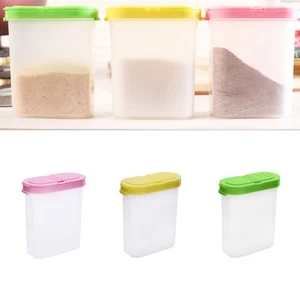 1* Clear Spice Jars Clear Spice Jars Kitchen Storage Pink Seasoning Box - Picture 1 of 15