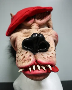 Big Bad Wolf- Zagone Studios "Party Animal" Handmade Mask - Picture 1 of 11