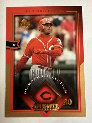 Ken Griffey Jr #24 2004 Upper Deck Diamond Collection All Star Lineup LP/NM - Image 1 of 2