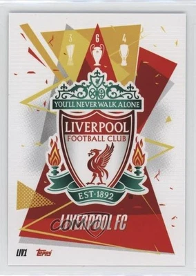 2020-21 Topps Match Attax UCL Team Badge Liverpool FC Jordan Henderson #LIV1 - Image 1 of 2