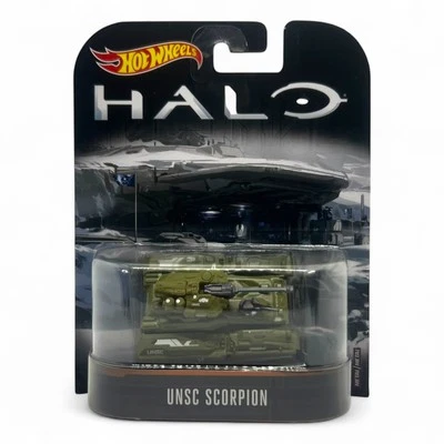 Halo UNSC Scorpion Tank 2016 Hot Wheels 1:64 Model [DWJ82] - New on Card - Image 1 of 4