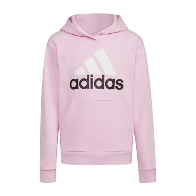 Sudadera con capucha polar grande (14) Orchid Fusion Adidas Big Girls Foto 1 de 2
