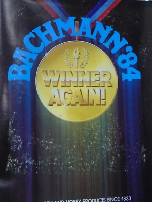 Catálogo Bachmann 1984 trenes escala N + HO + fundición a presión 56 páginas 6" X 8" Foto 1 de 4