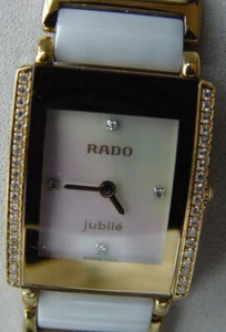 Rado Damen Armbanduhr, gebraucht, Diamant Surround Keramik & Titan Armband, - Bild 1 von 13