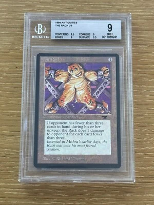 MTG Antiquities The Rack BGS 9 Mint Quad++ - Image 1 of 2
