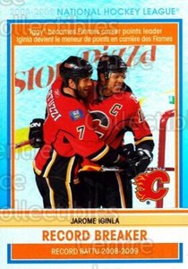 2009-10 O-pee-chee Record Breakers #5 Jarome Iginla