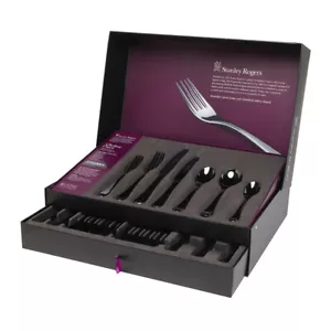 Stanley Rogers Chelsea Onyx 56 Piece Cutlery Set - 56pc - Picture 1 of 4