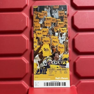 Memphis Grizzlies NBA Basketball Playoffs Phantom Ticket Unplayed R2G7 2012-13 - Picture 1 of 2