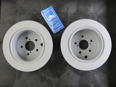 ATE Brake Disc pair, Solid, Coated, 24.0110-0384.1, 410384,OEM 26700FJ000 subaru - Image 1 of 4