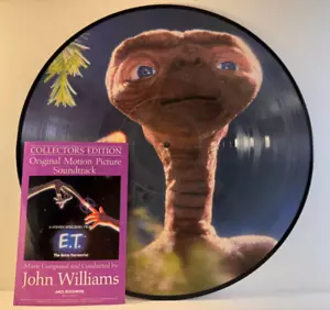 Soundtrack Pic Disc E.T. the Extraterrestrial JOHN WILLIAMS 1982 VG++ No Warp! - Foto 1 di 2