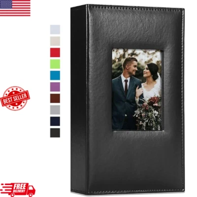 Photo Album 4X6 300 Photos Leather Cover Extra Large Capacity Picture - Image 1 of 4