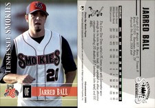 Jarred Ball 2005 Grandstand Tennessee Smokies #NNO Card *AutographDen*