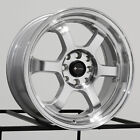 One 16X7 Vors Tr7 4X100/4X114.3 35 Silver Wheel Rim 73.1