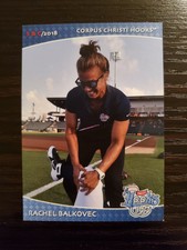 2018 Grandstand Rachel Balkovec Card Corpus Christi Hooks Yankees