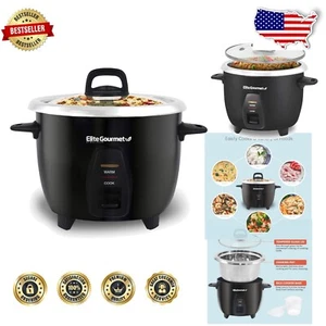 Professional Rice Cooker with 304 Steel Pot - Auto Shut Off & Bonus Accessories - Picture 1 of 9